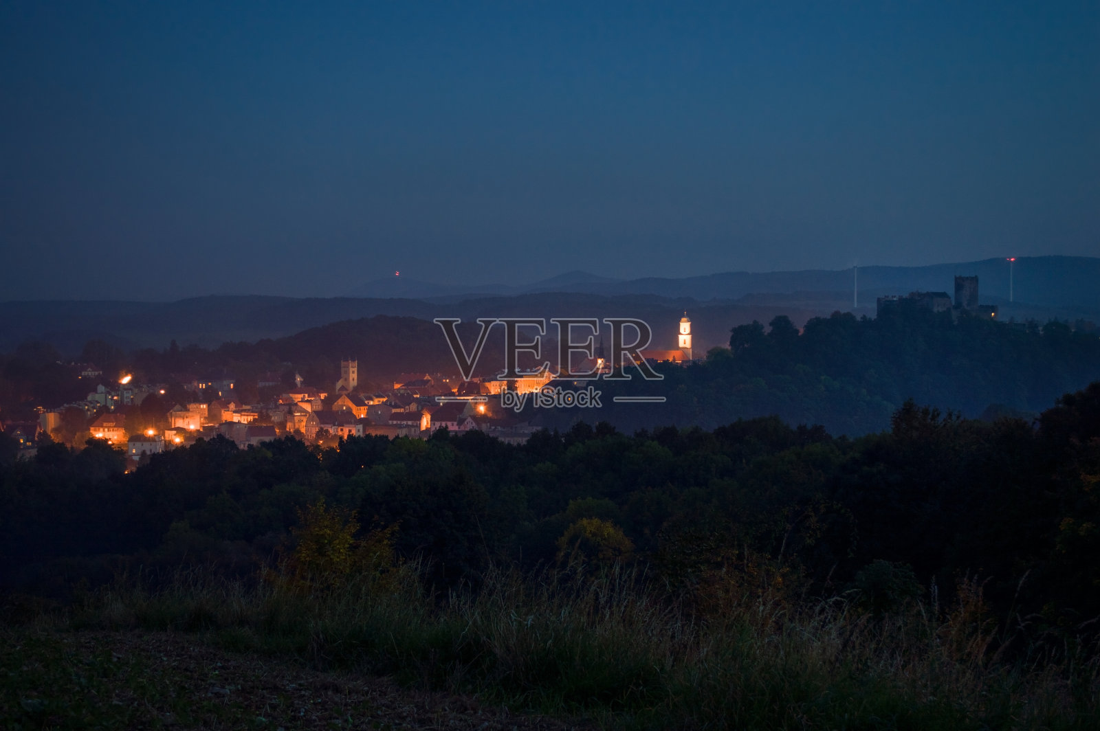 博尔科夫镇，下西里西亚，波兰照片摄影图片