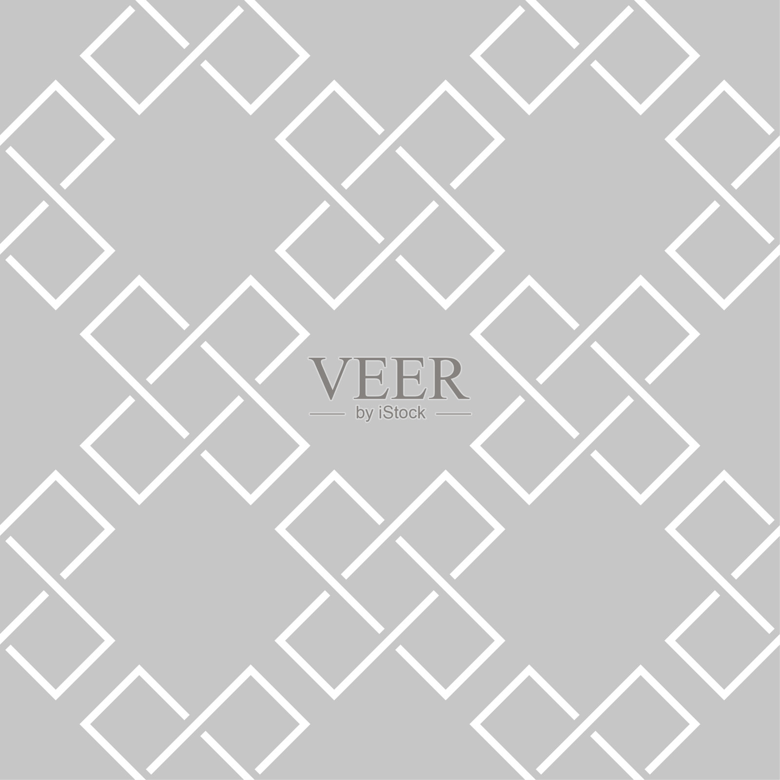 几何装饰。浅灰色无缝图案插画图片素材