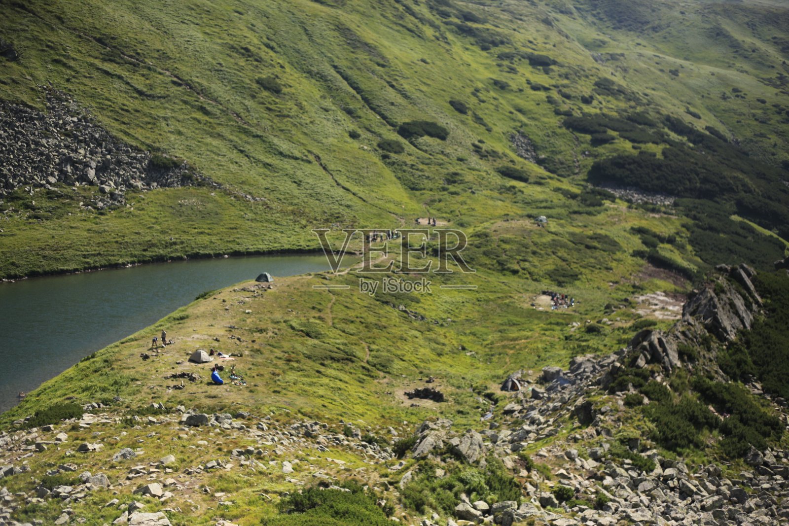 乌克兰喀尔巴阡山脉的Chornohora山脊照片摄影图片