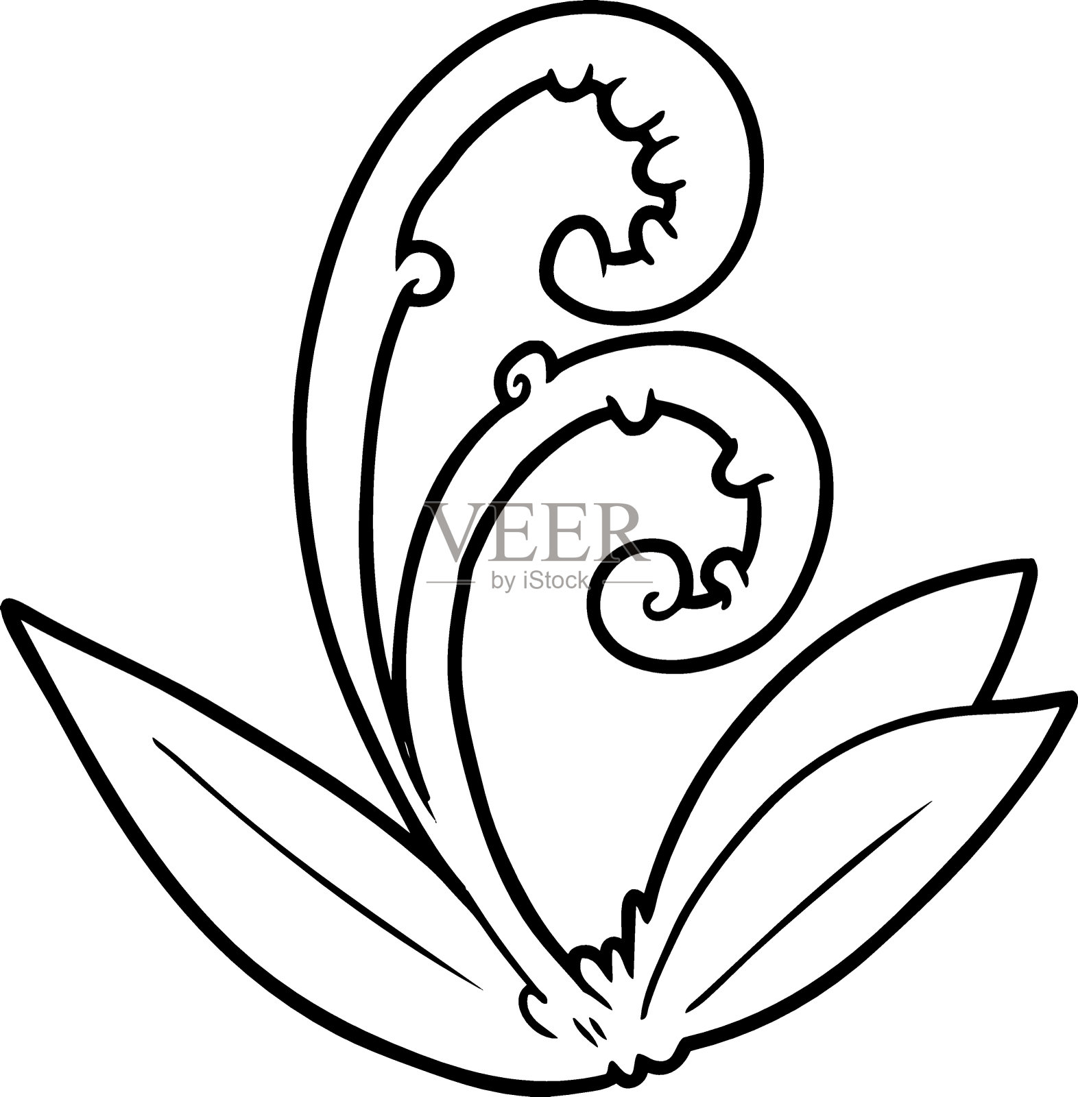 卡通叶设计元素图片