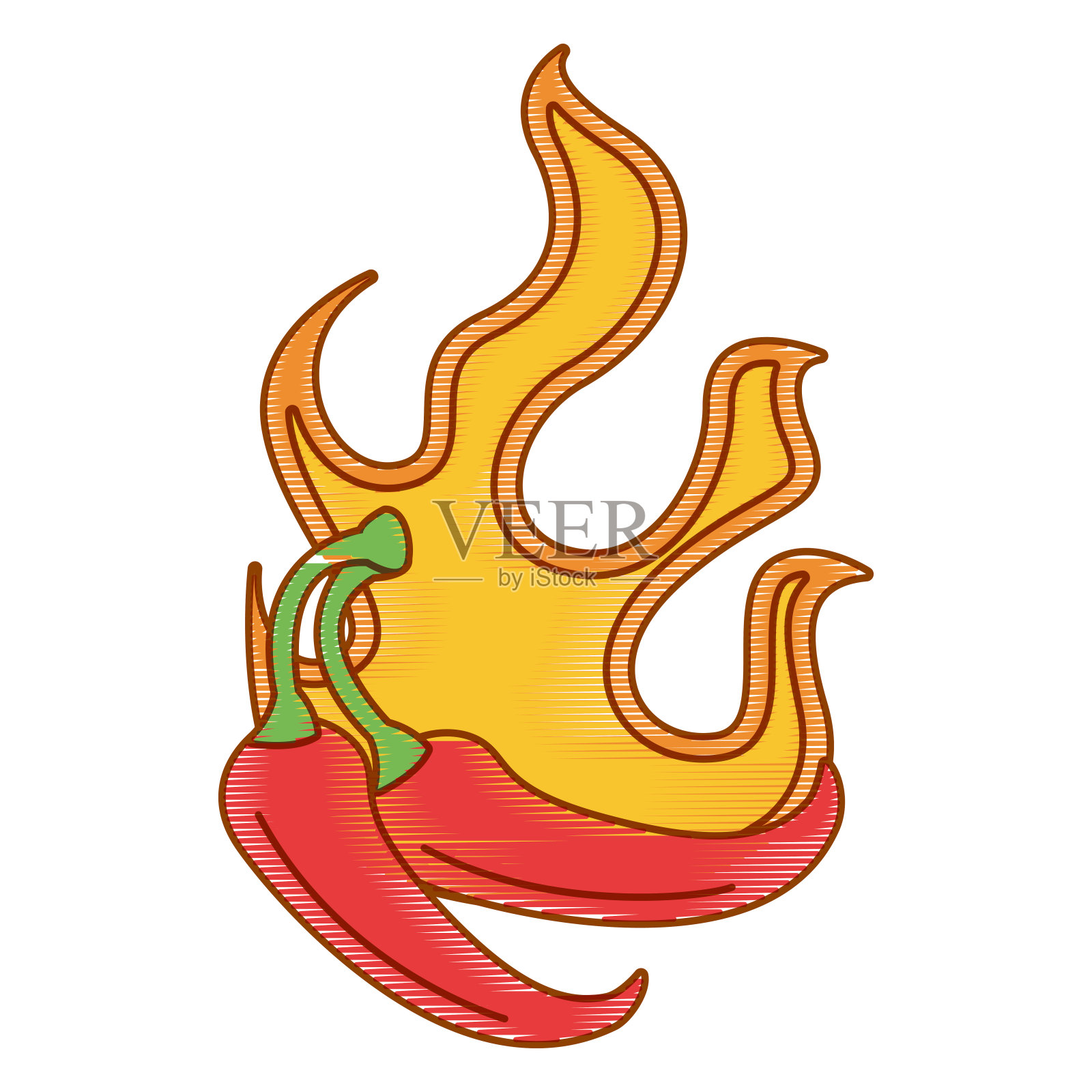 辛辣的辣椒蔬菜设计元素图片