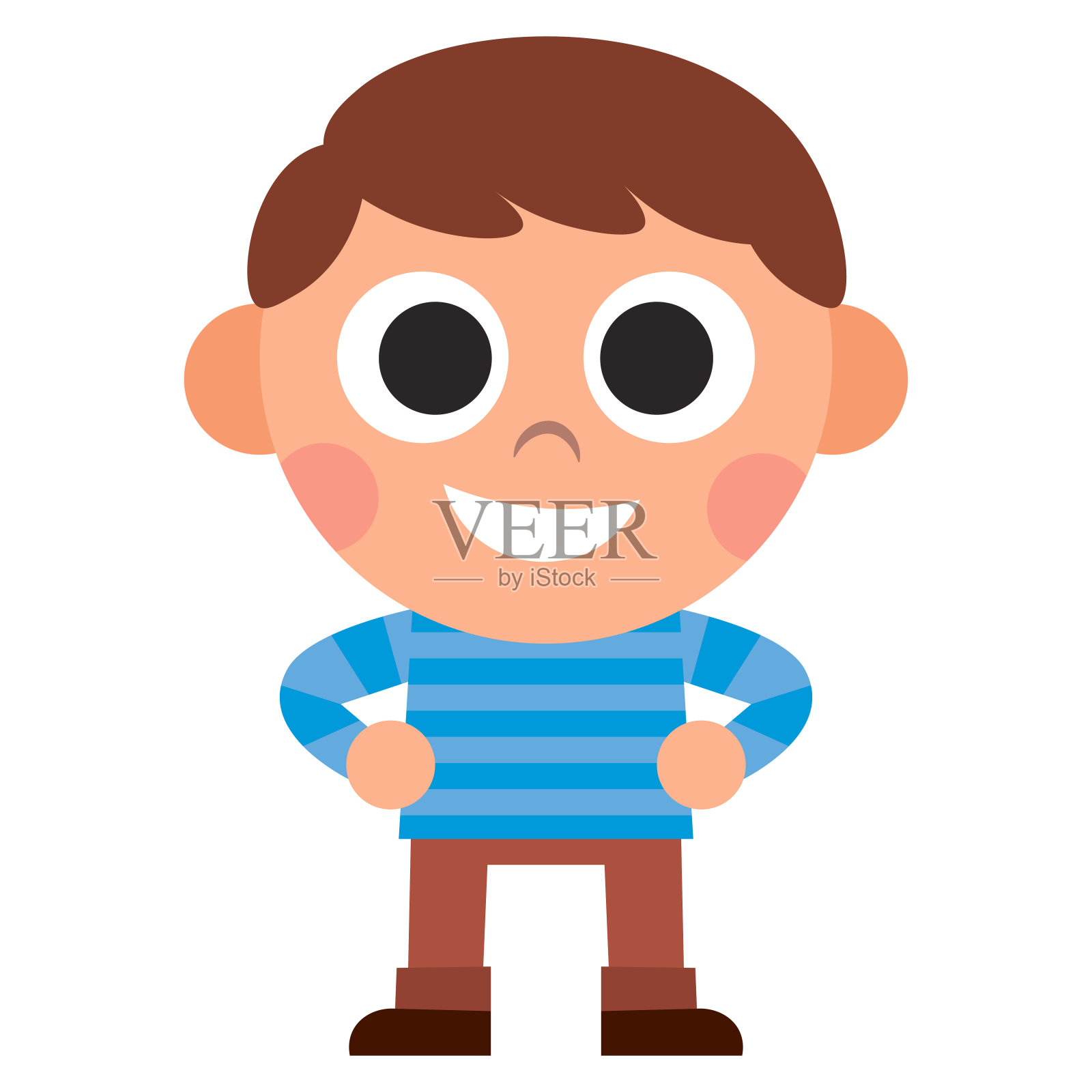 卡通可爱的孩子设计元素图片