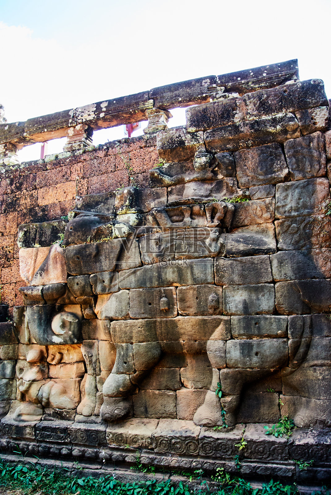柬埔寨吴哥窟的历史建筑照片摄影图片