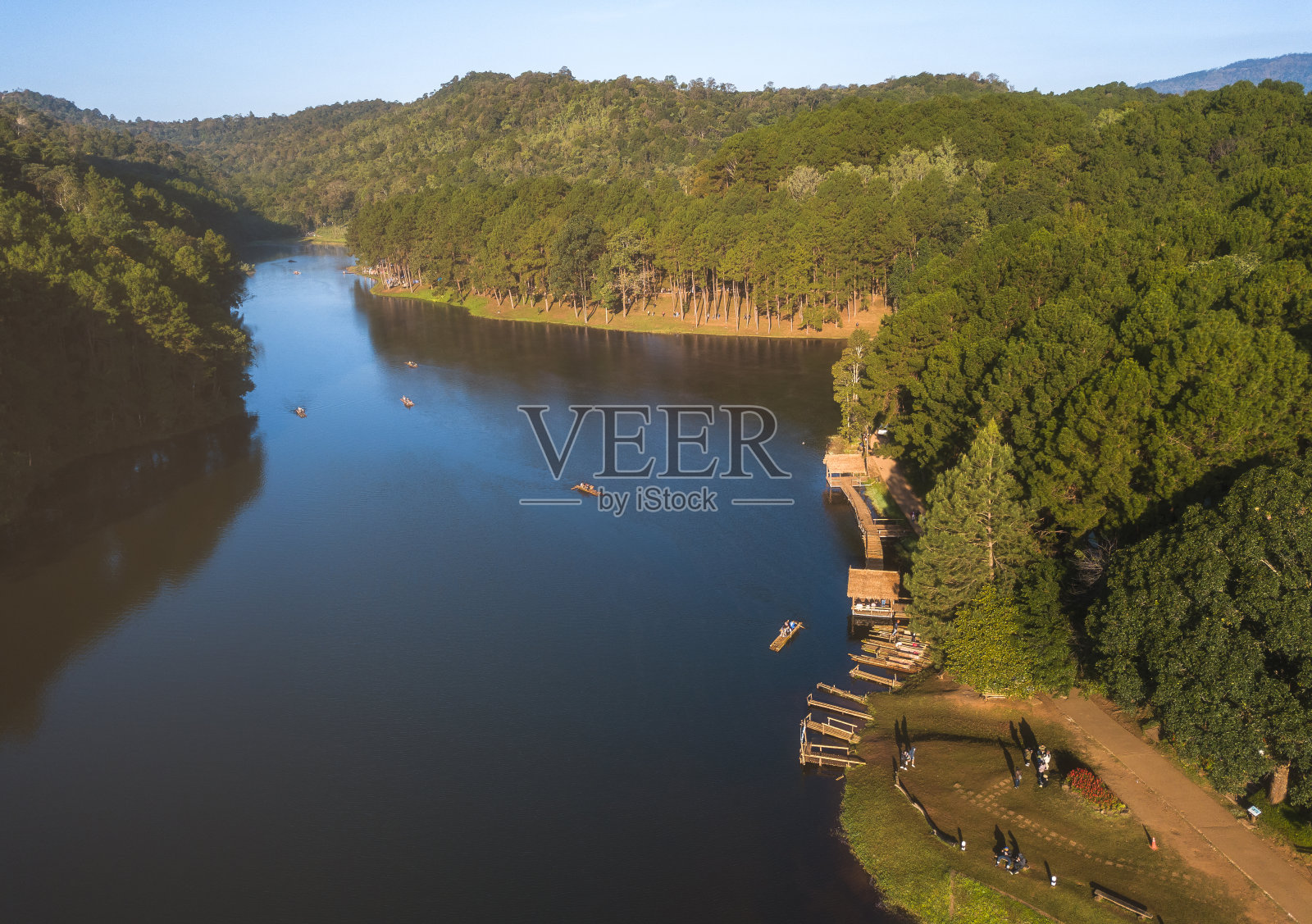 庞翁湖，泰国照片摄影图片