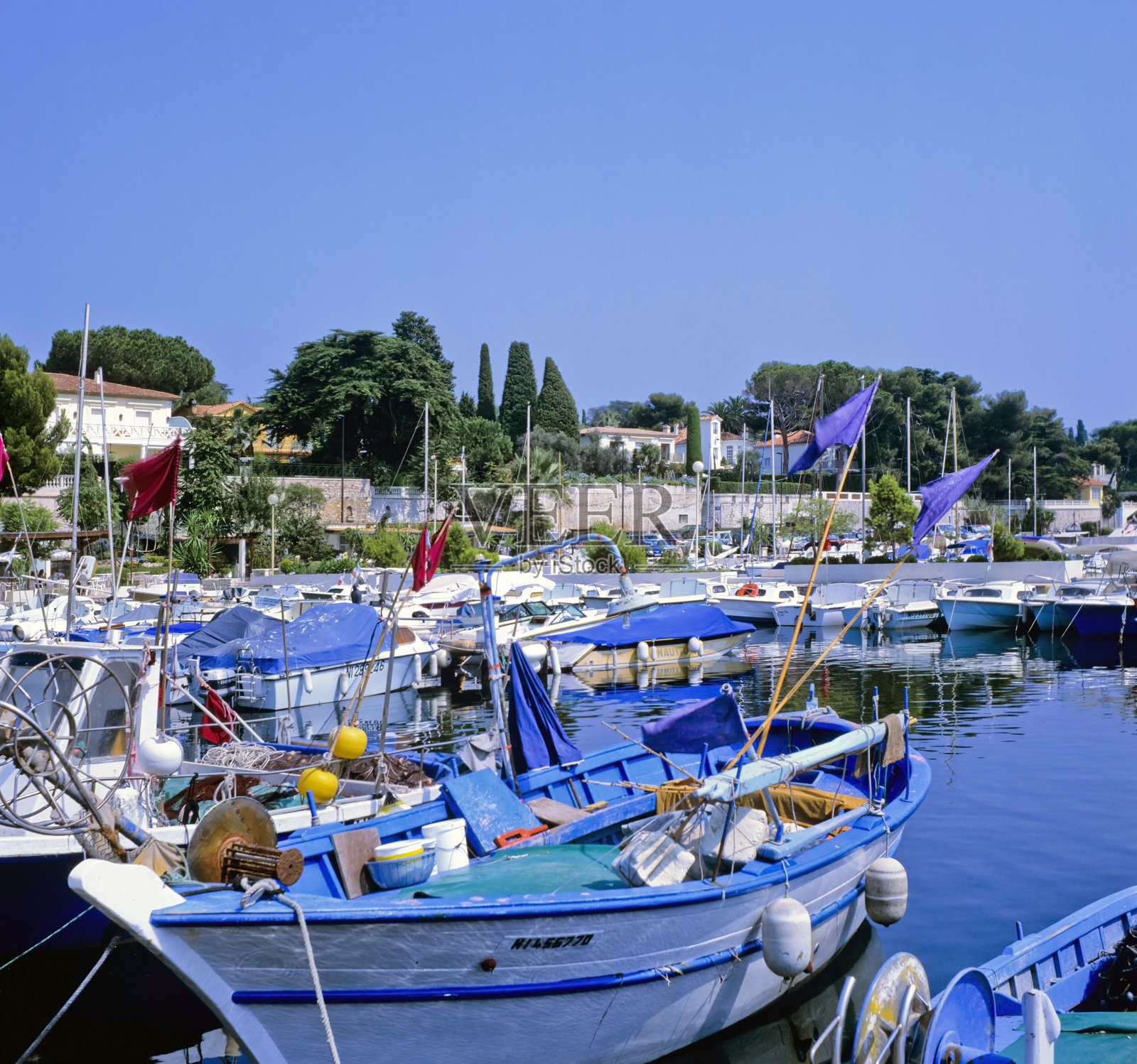 La Côte Méditerranéenne地中海Côte d'Azur法国里维埃拉游艇码头照片摄影图片