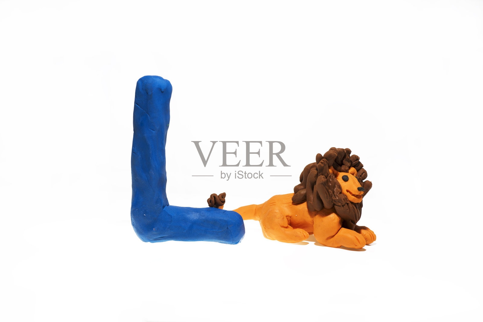 用橡皮泥制作的字母与一些可视化效果照片摄影图片