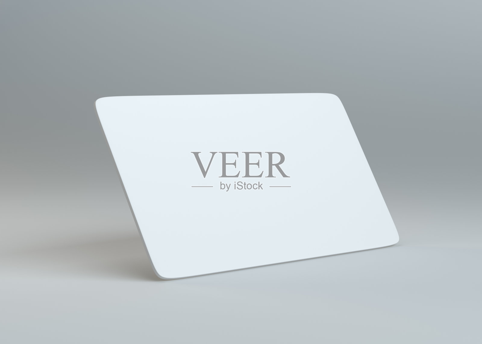 白色空白的纸卡在灰色的背景插画图片素材