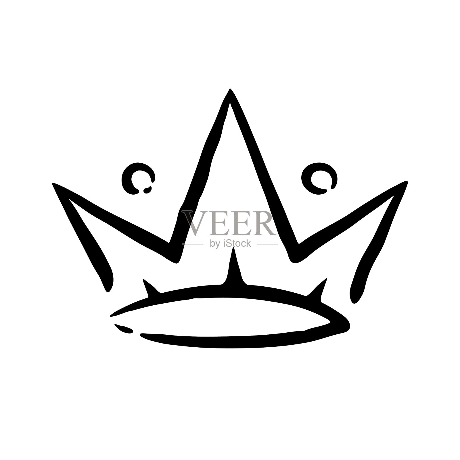 皇冠插画图片素材