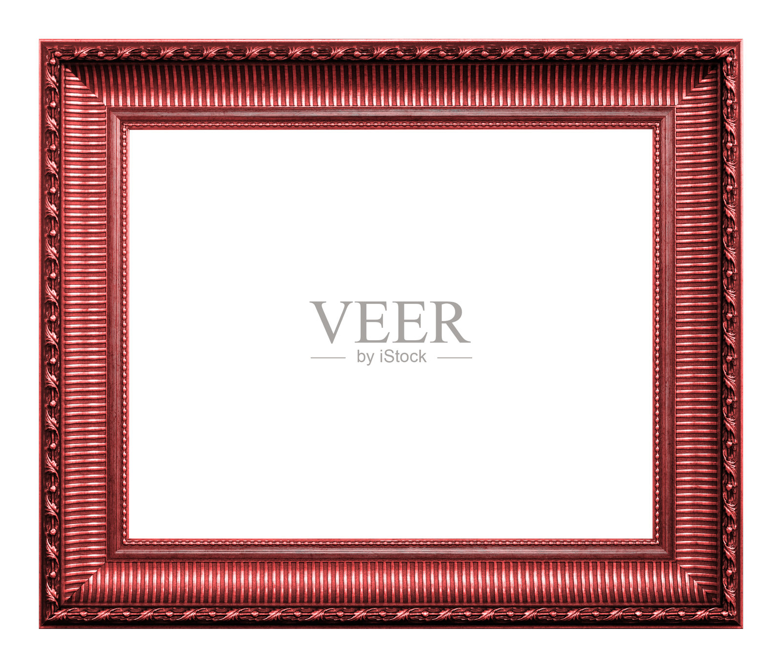 古董红框照片摄影图片