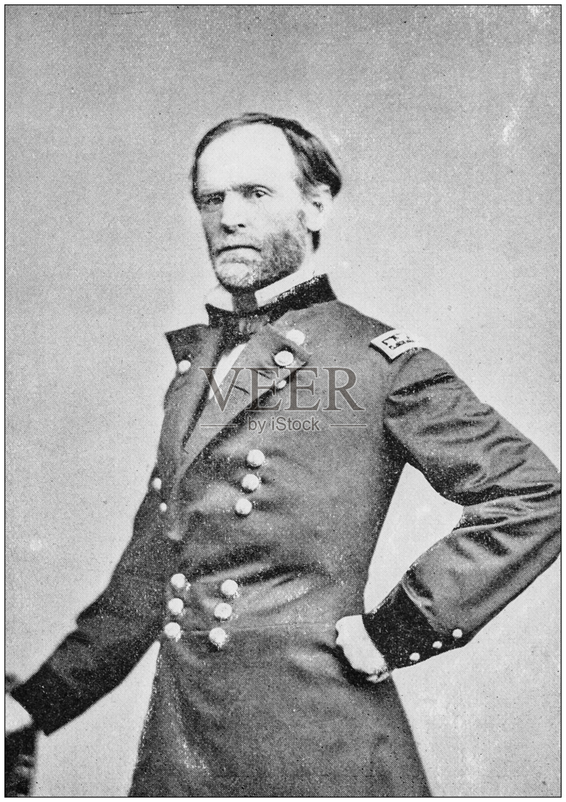 世界的古老照片：谢尔曼将军照片摄影图片