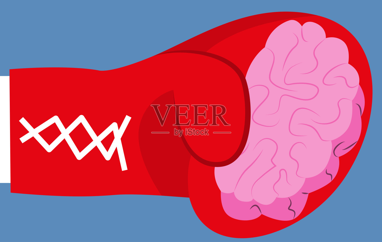 脑震荡插画图片素材