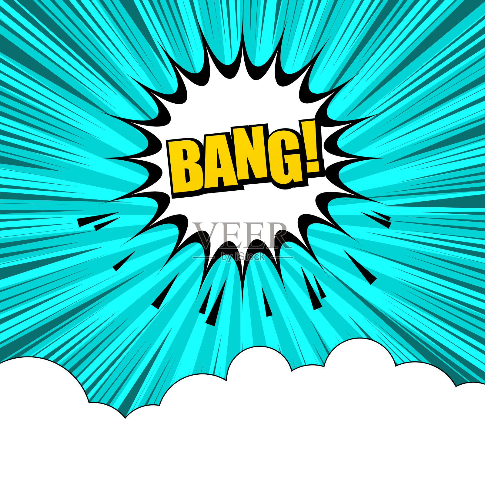 漫画页模板设计元素图片