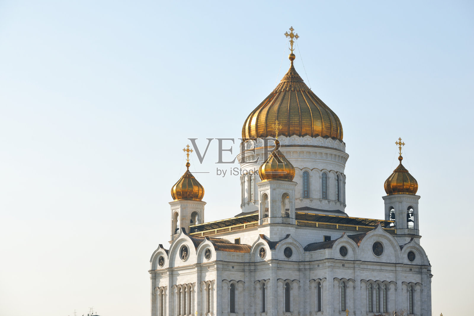 救世主大教堂在莫斯科，俄罗斯照片摄影图片