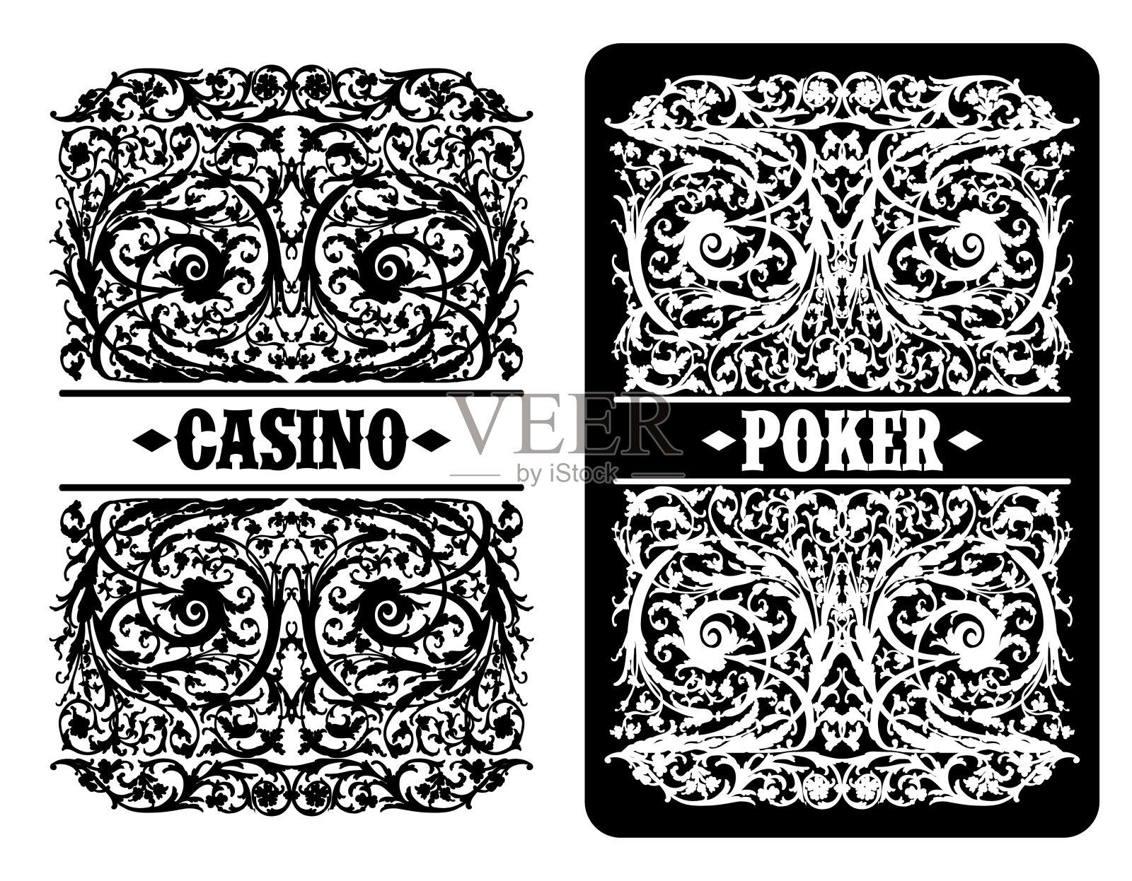 赌场广告设计插画图片素材