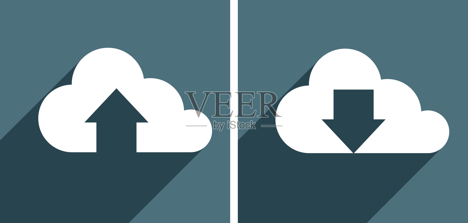 云计算插画图片素材