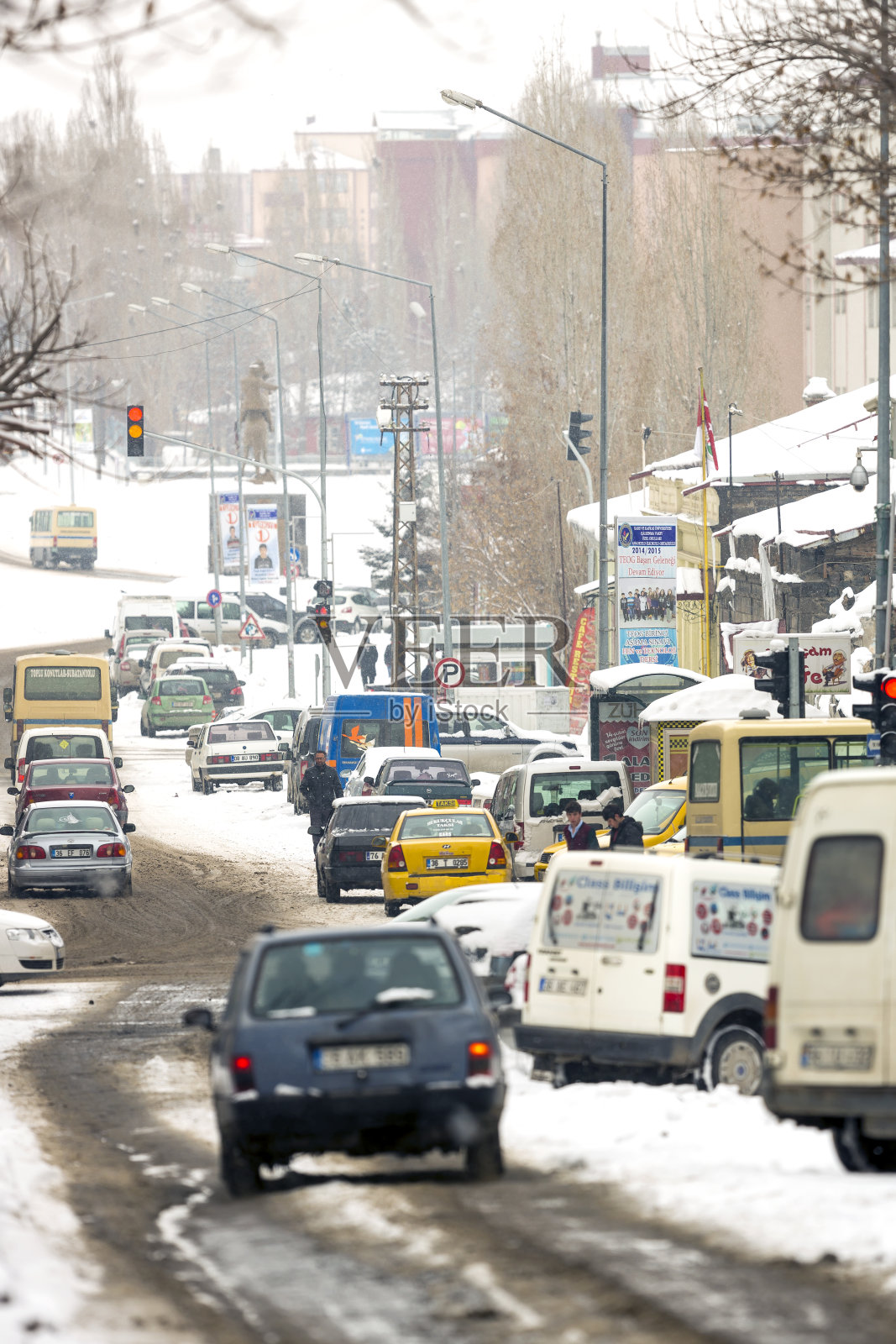 卡尔斯市的全景图照片摄影图片