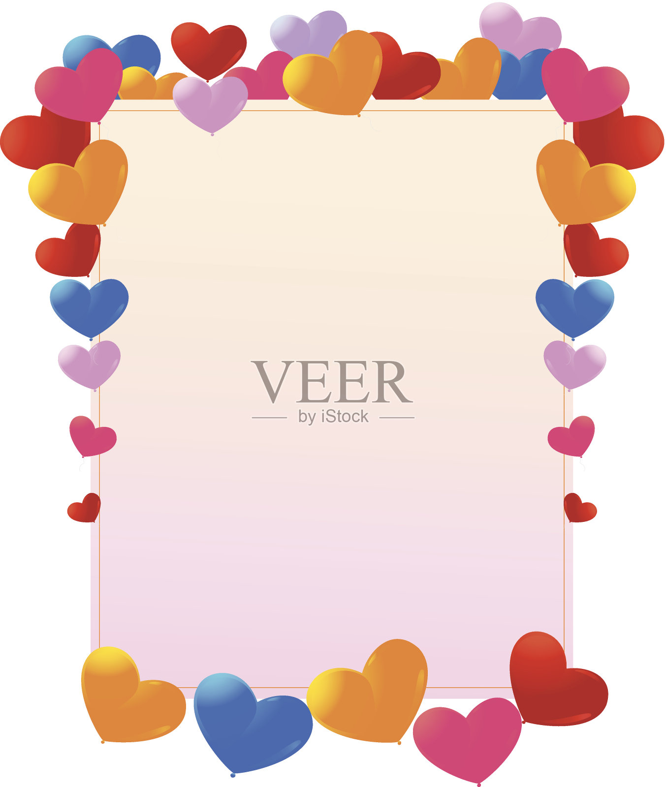 情人节祝福插画图片素材