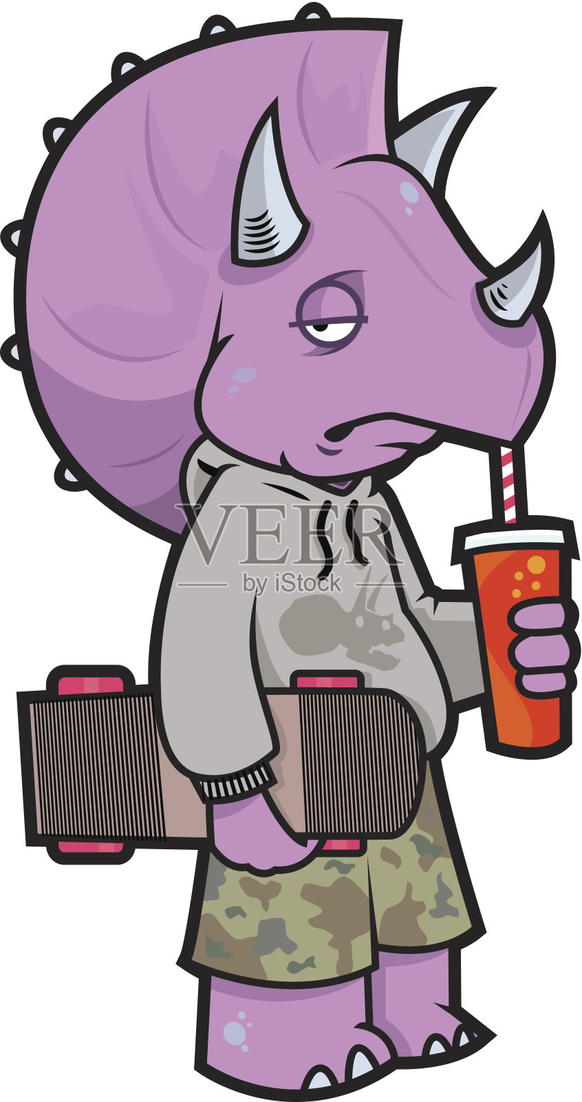 恐龙的孩子设计元素图片