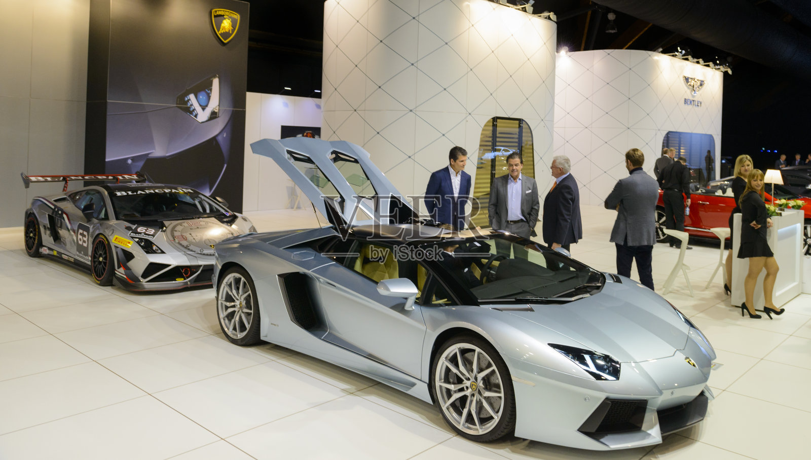 兰博基尼Aventador跑车照片摄影图片