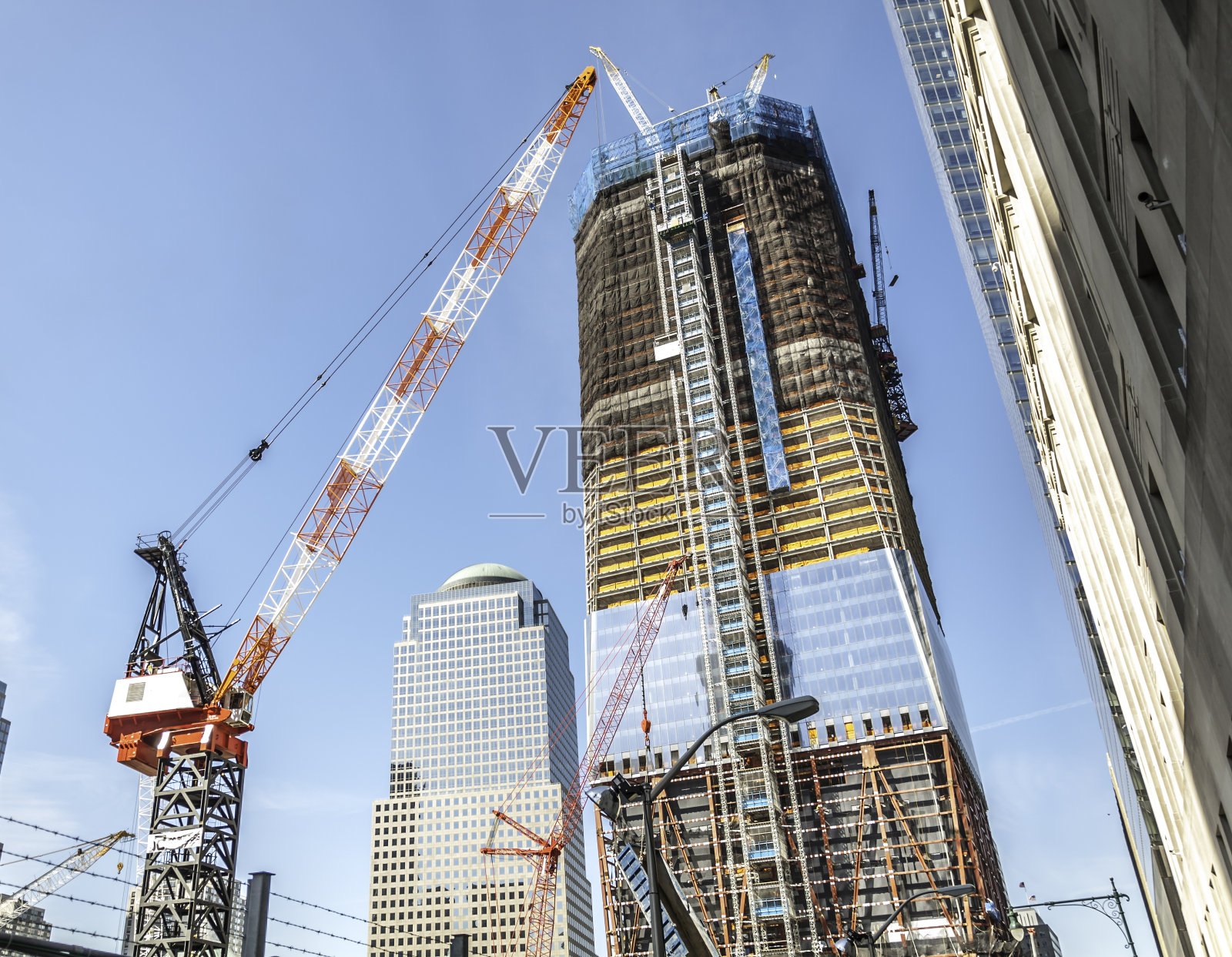 一个世界贸易已经建立。照片摄影图片