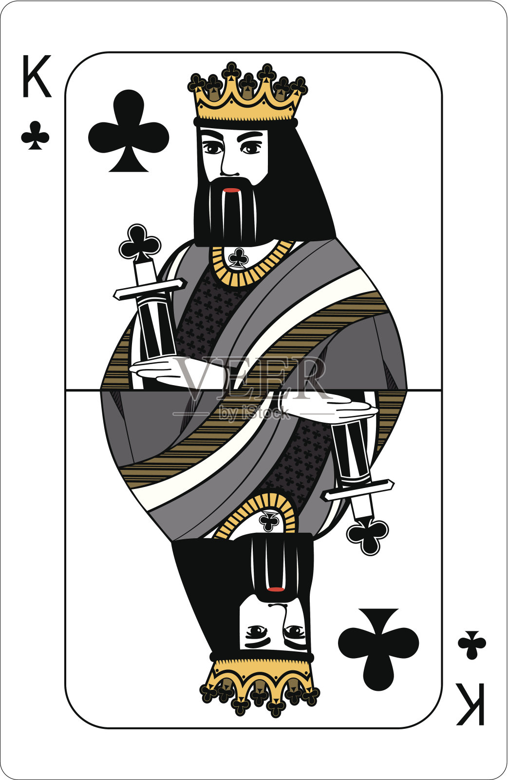 王俱乐部插画图片素材