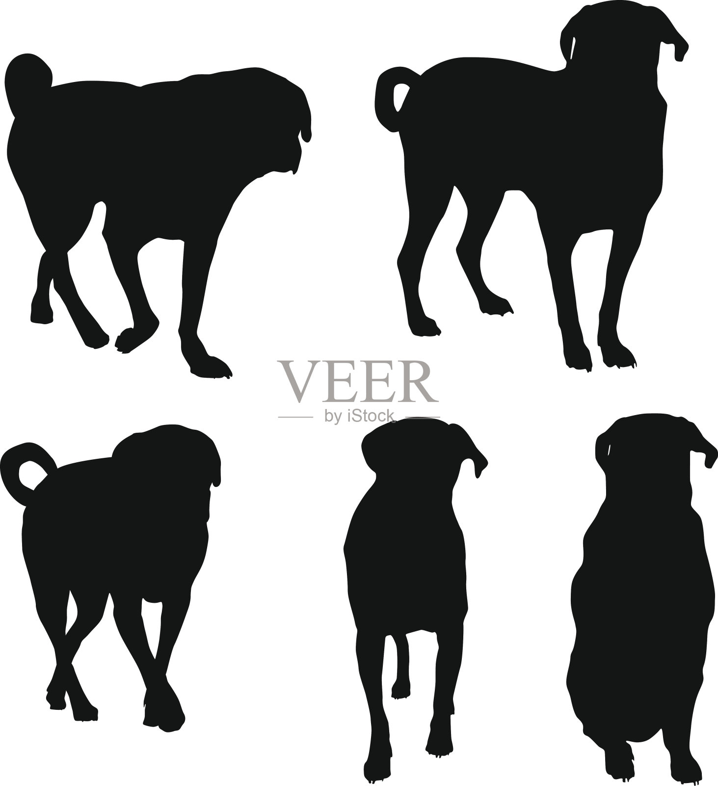 老狗设计元素图片