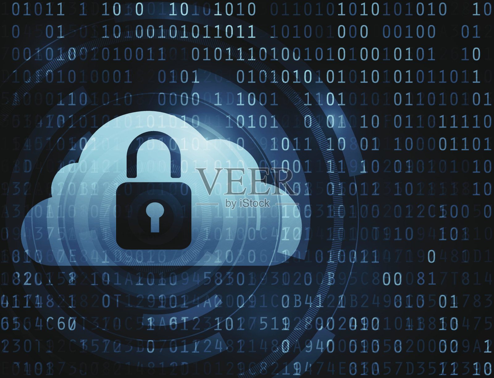 抽象代码背景云插画图片素材