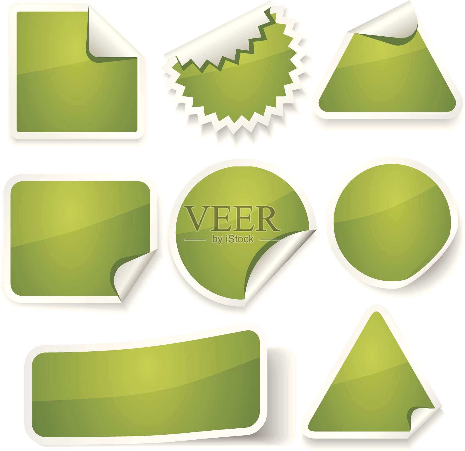 标签设置插画图片素材