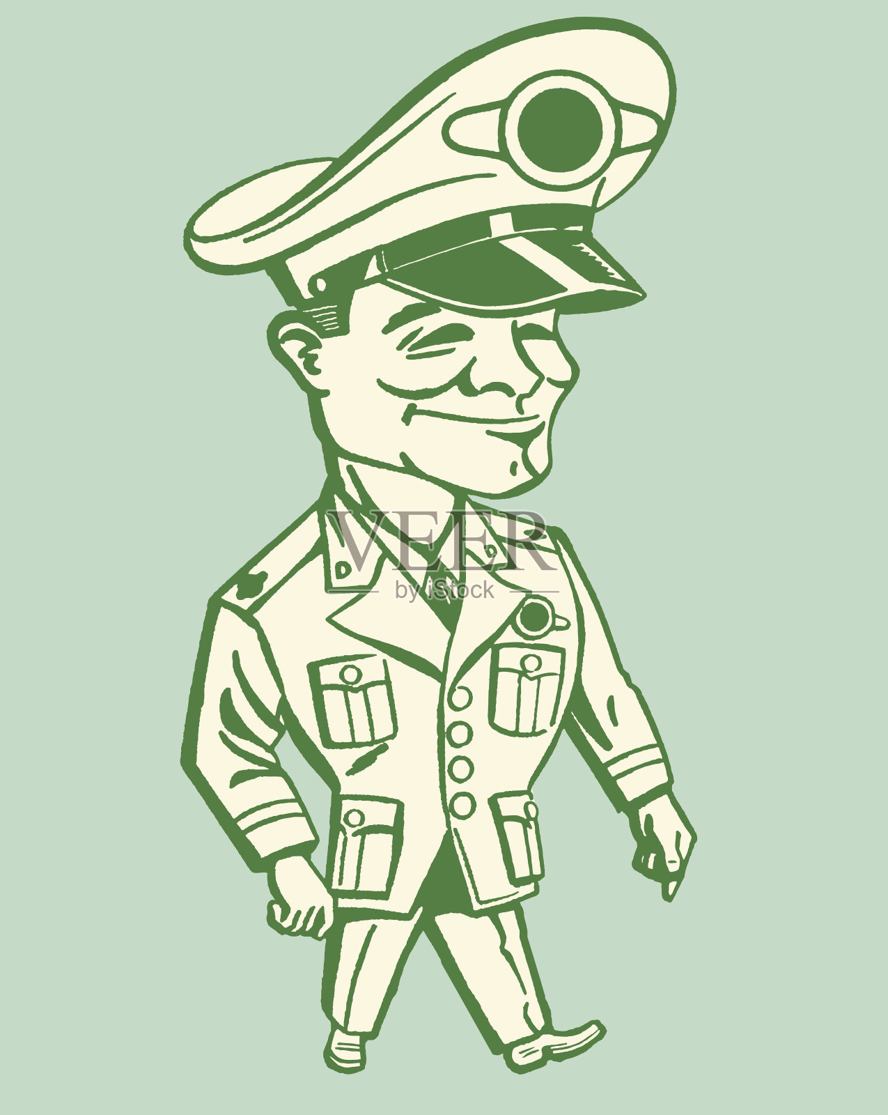 军人设计元素图片