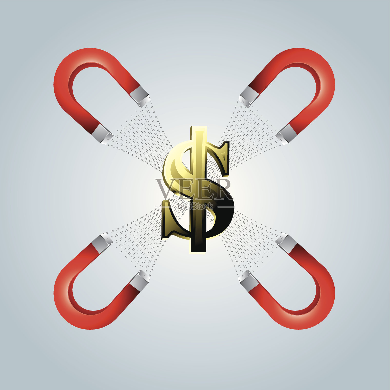 磁铁插画图片素材