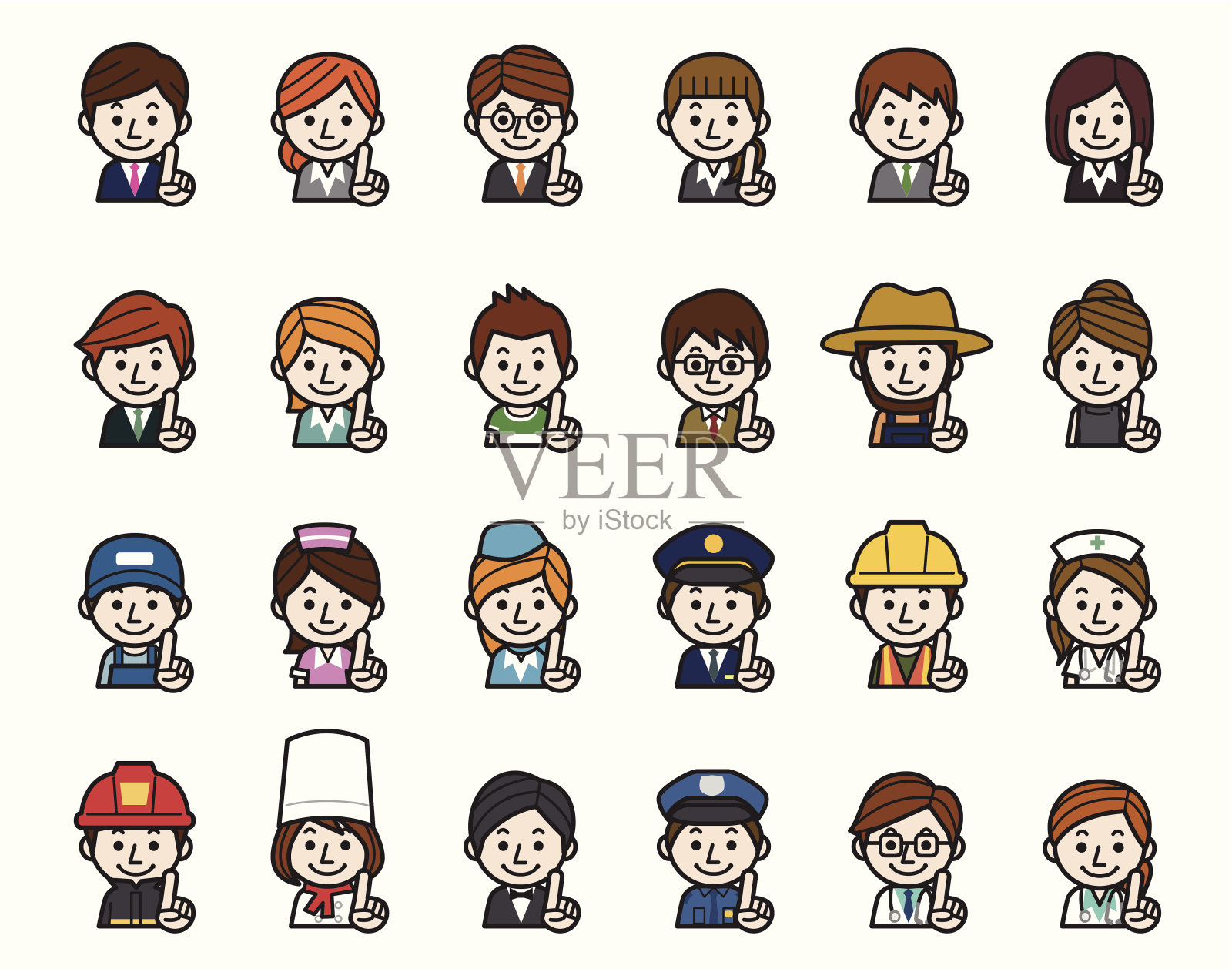 职业图标-向上图标素材