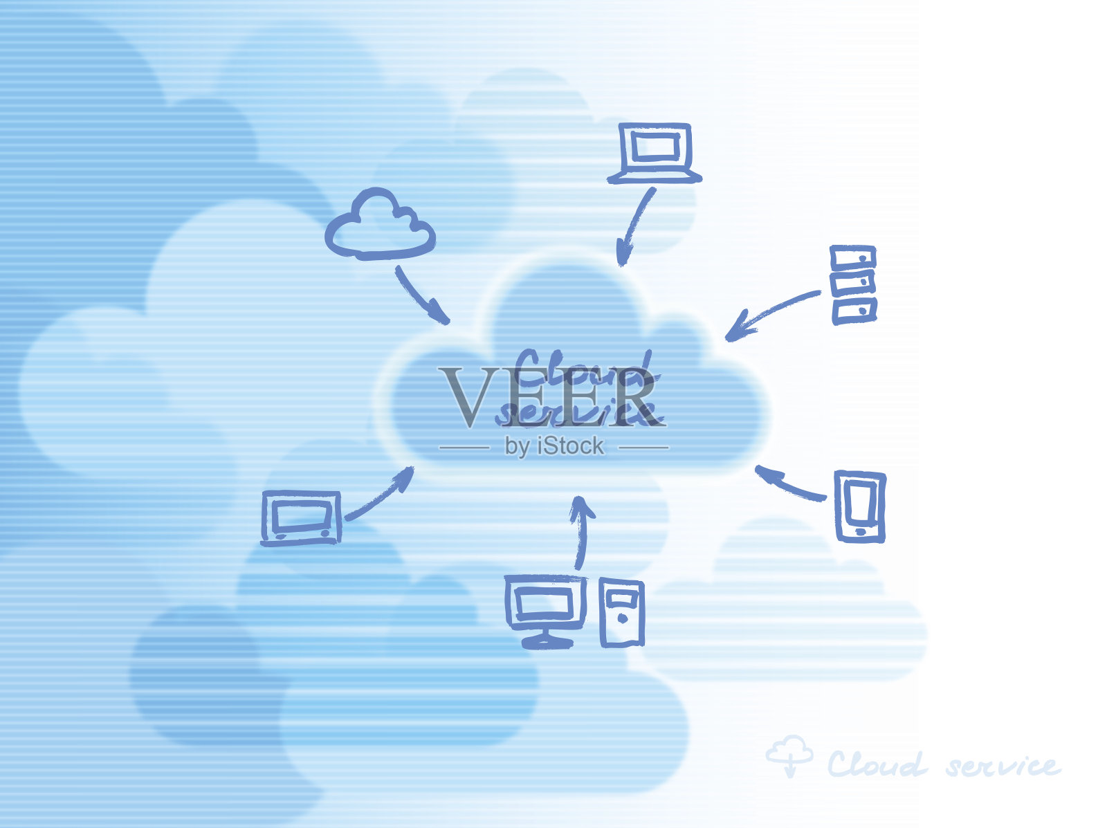云服务插画图片素材