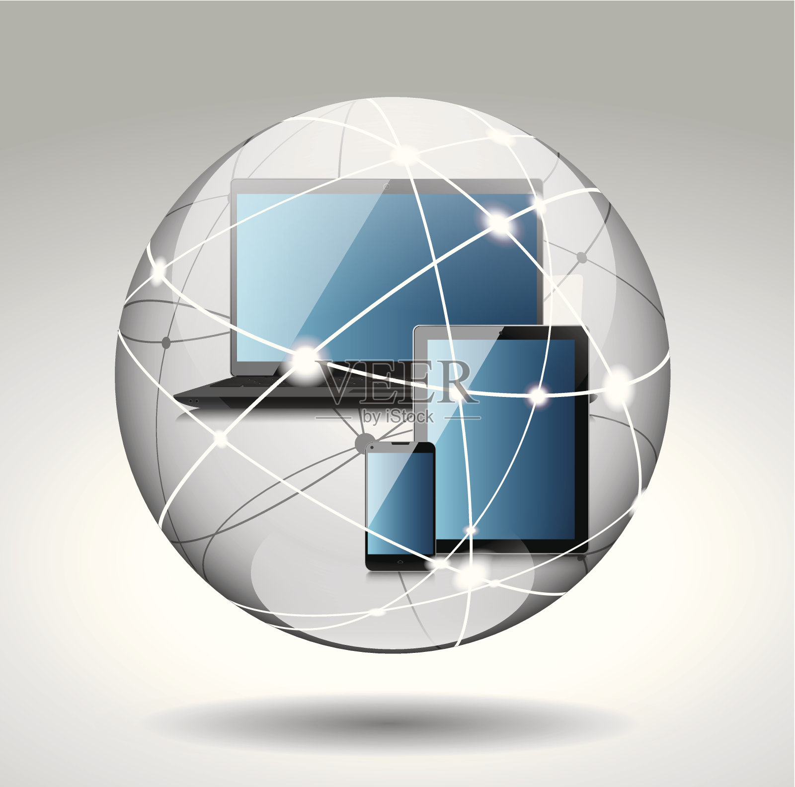 网络领域的IT产品插画图片素材