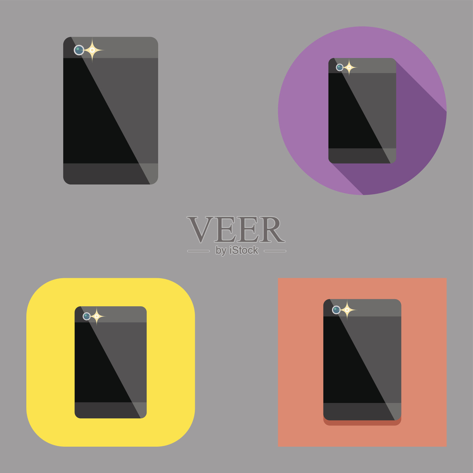 平板智能手机摄像头图标| Kalaful系列图标素材