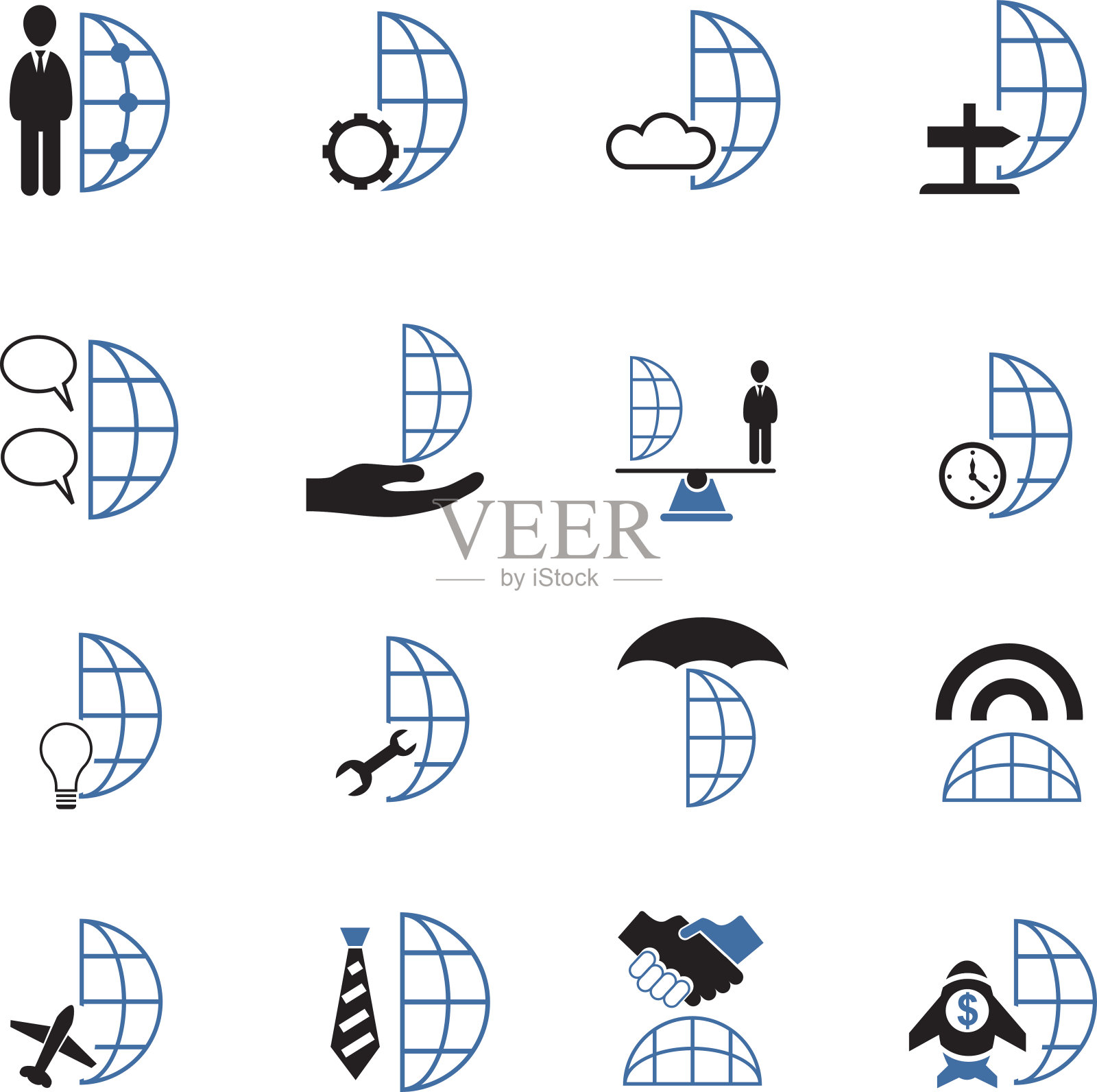 全球业务插画图片素材