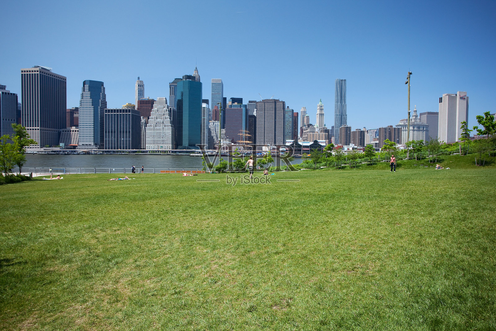 布鲁克林大桥公园照片摄影图片