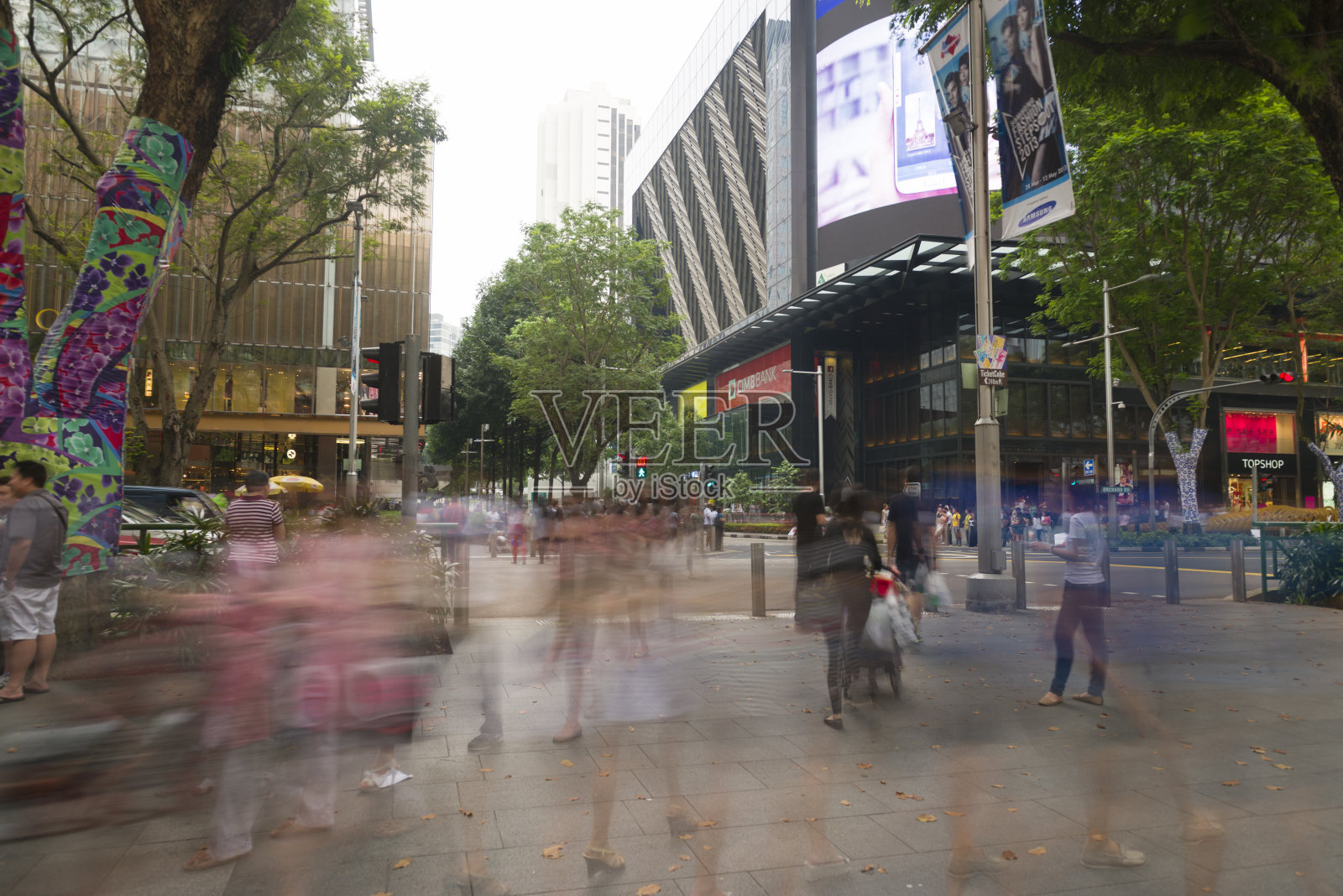 繁华的乌节路照片摄影图片