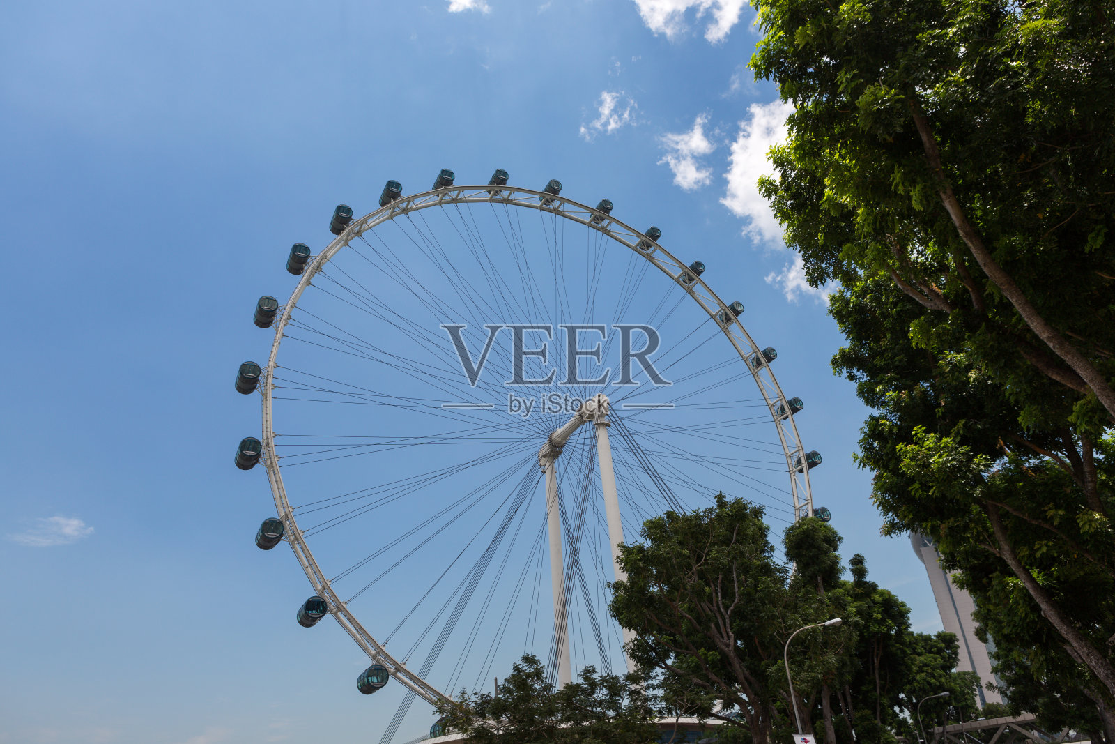 新加坡摩天观景轮照片摄影图片