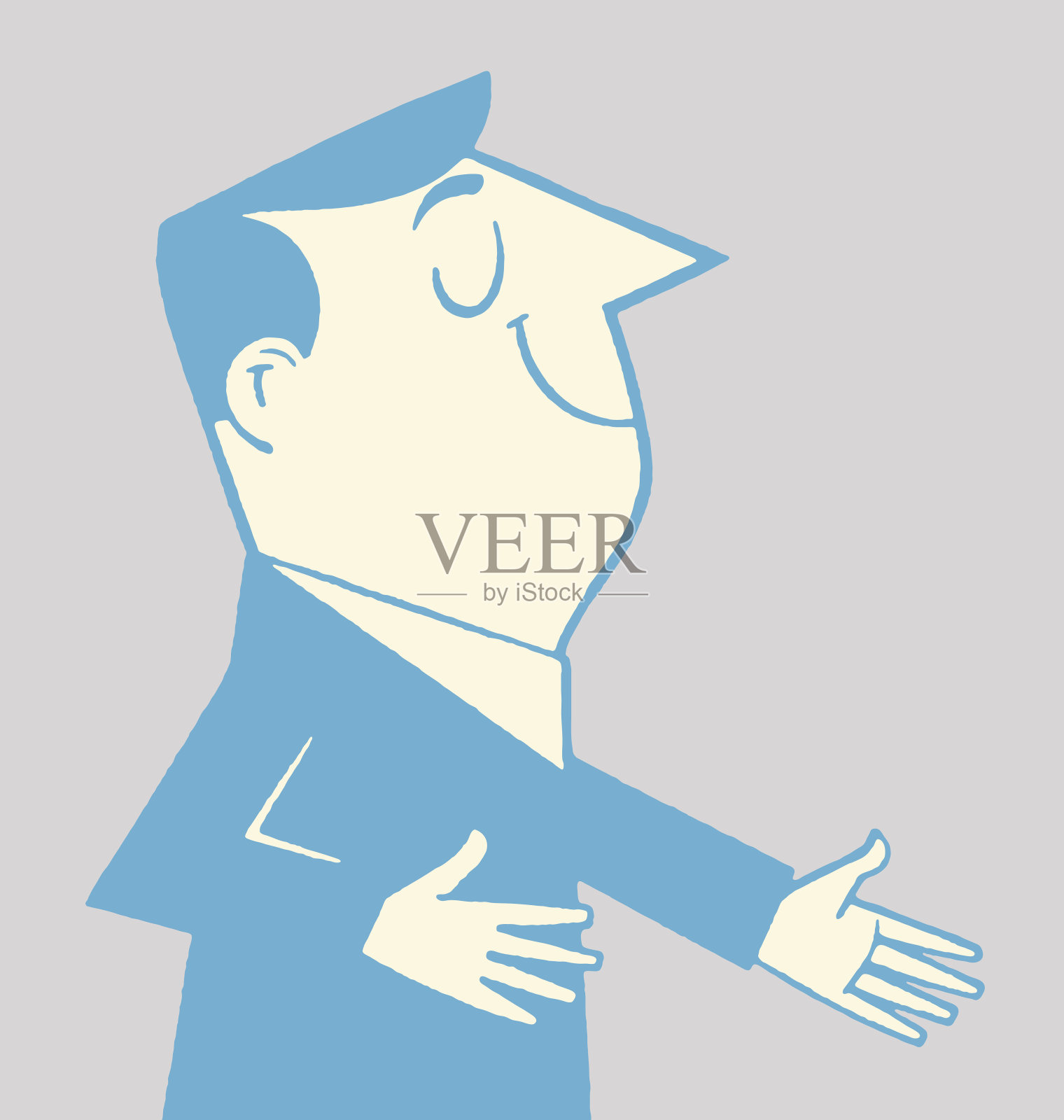 男人跳舞插画图片素材