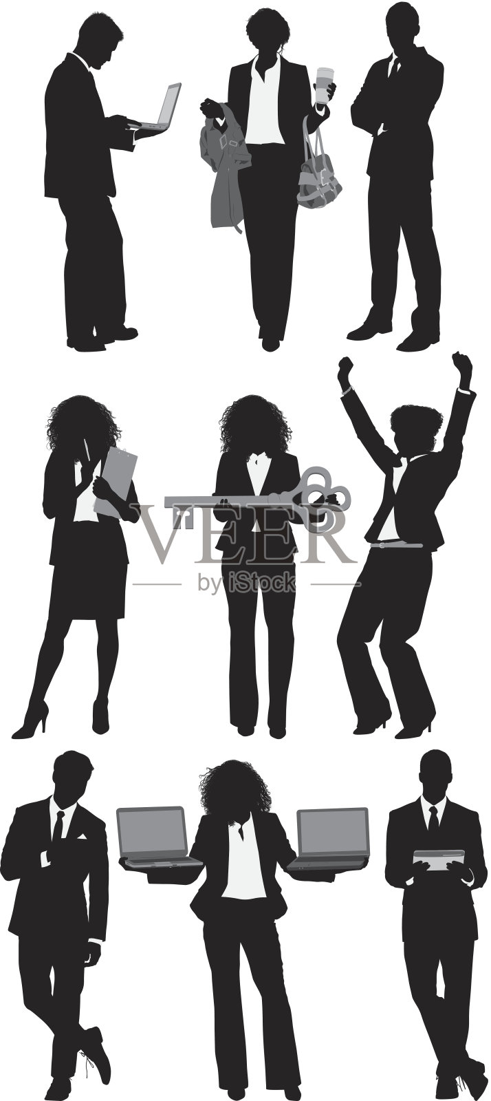 企业高管插画图片素材