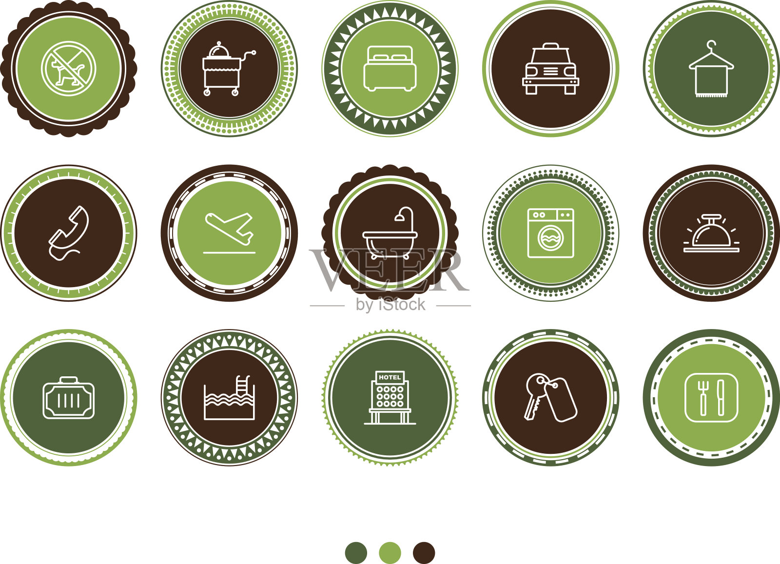 酒店的图标图标素材