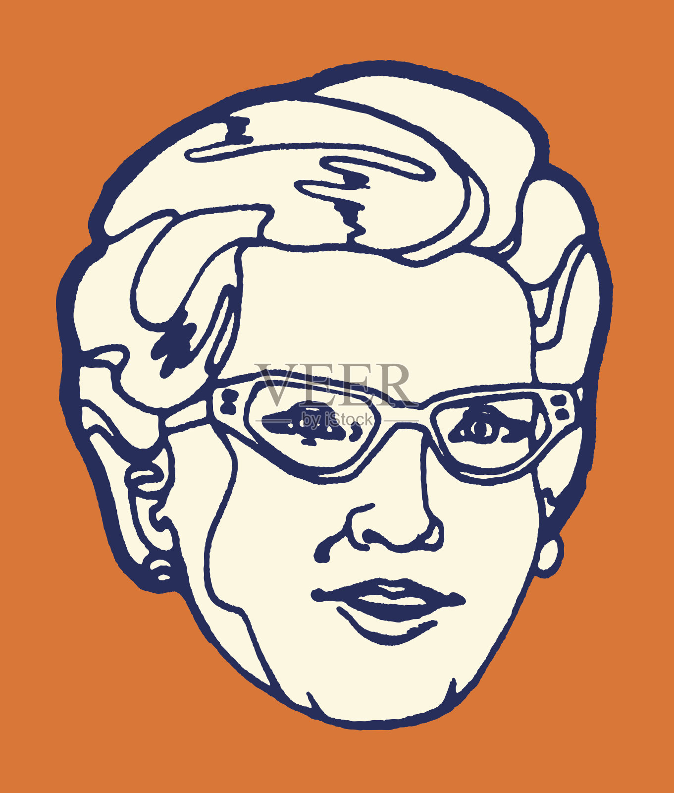 祖母插画图片素材