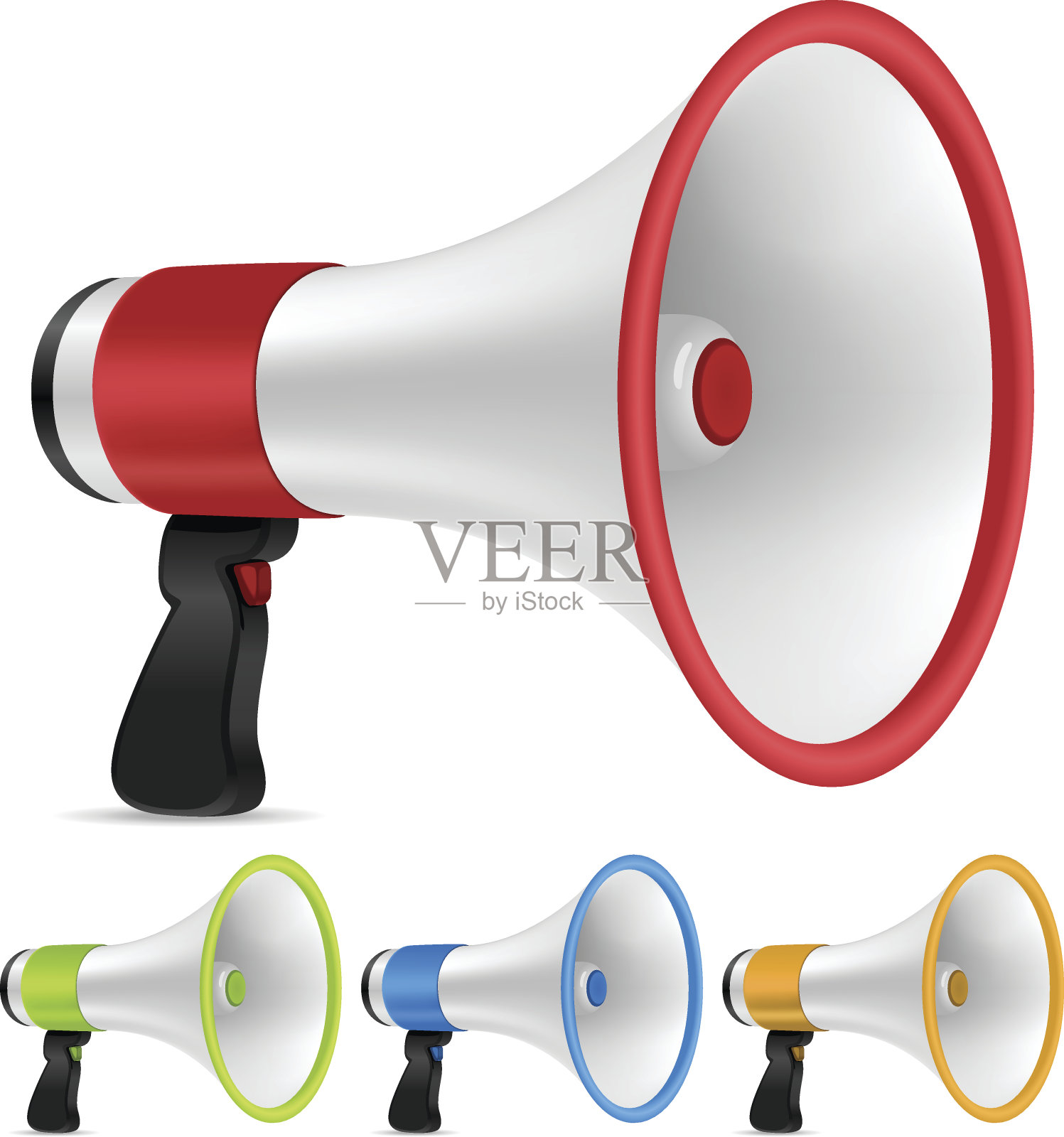 扩音器设计元素图片