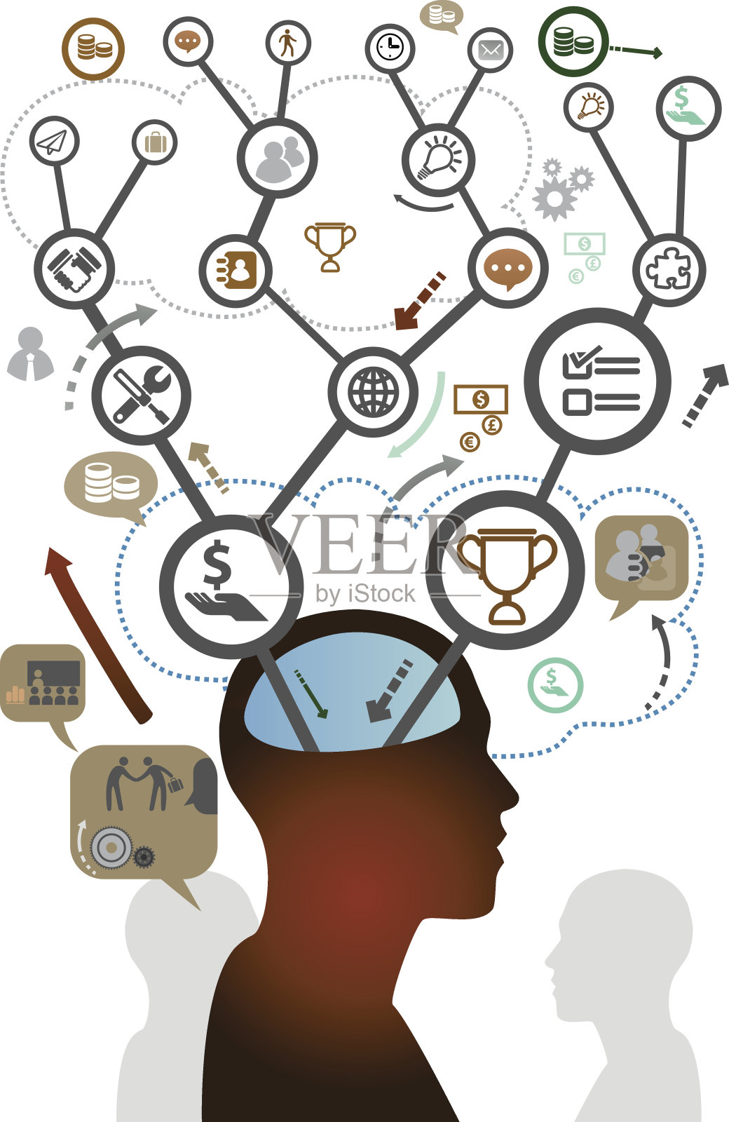 商务人士插画图片素材