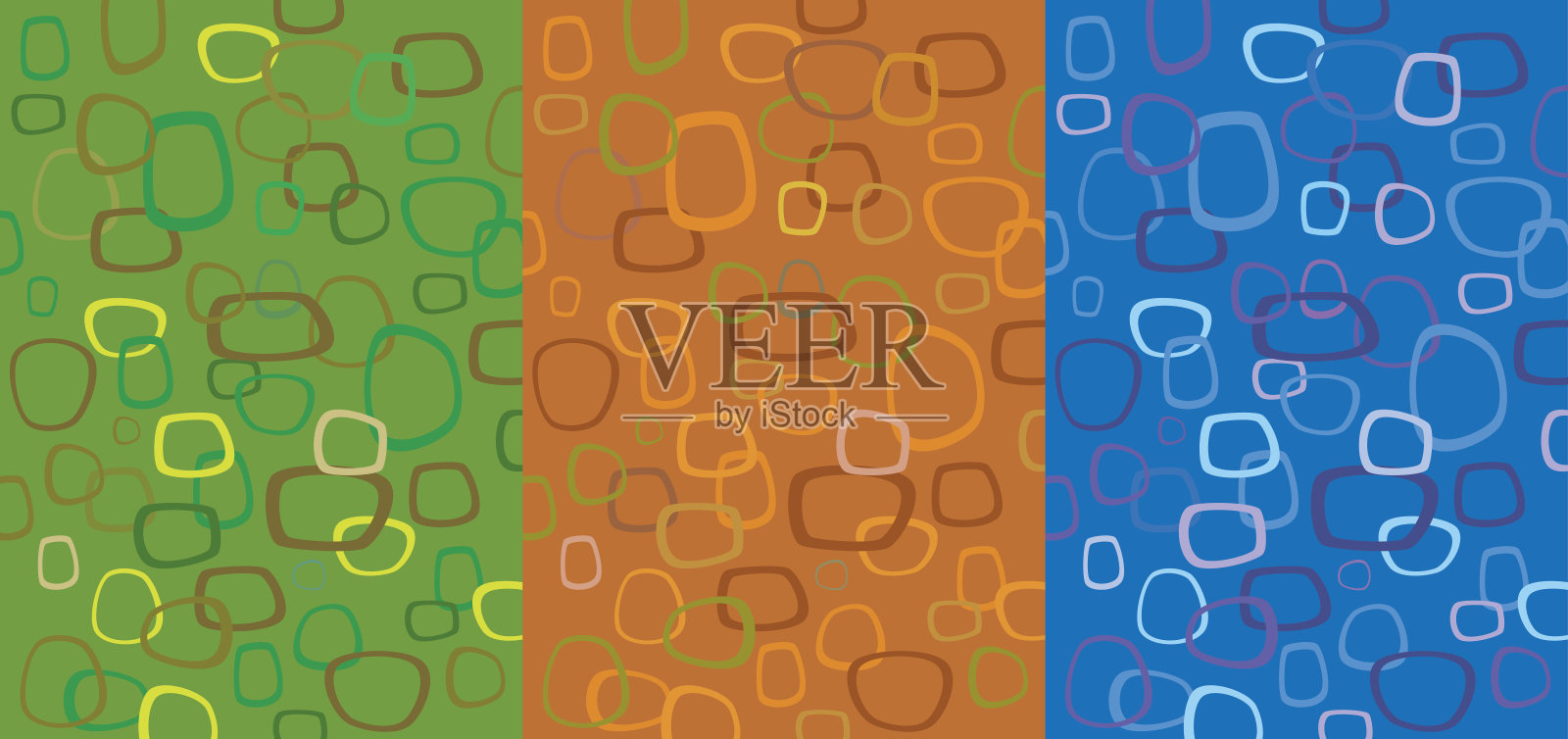 70年代风格的壁纸插画图片素材