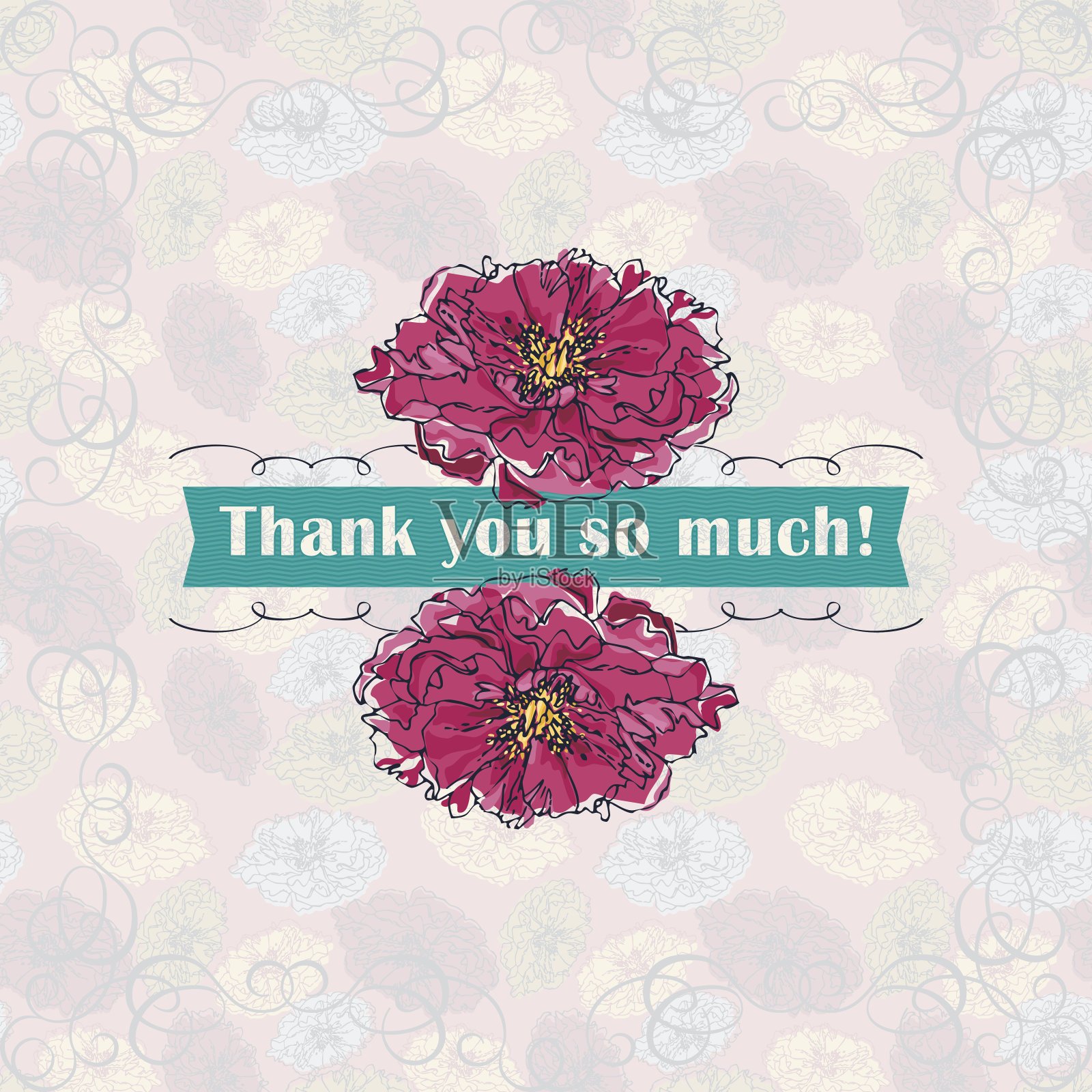 非常感谢!(贺卡)设计模板素材