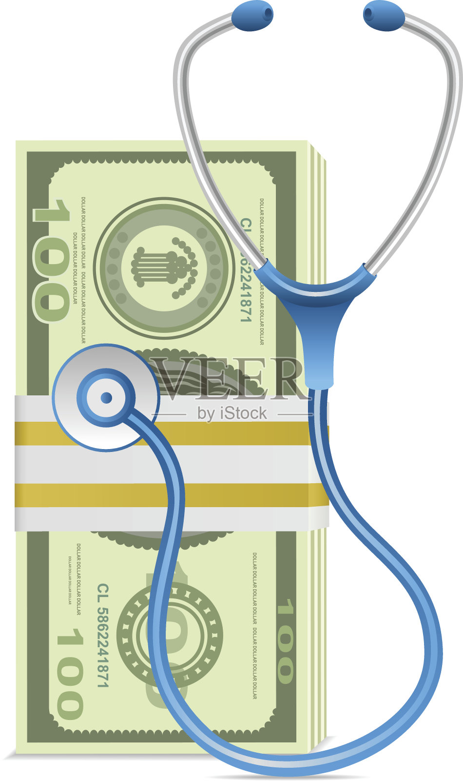 医疗保险插画图片素材