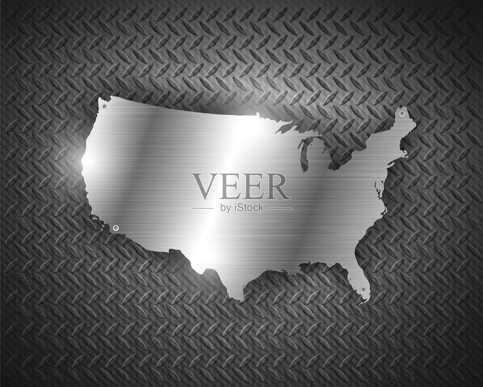 美国钢图插画图片素材