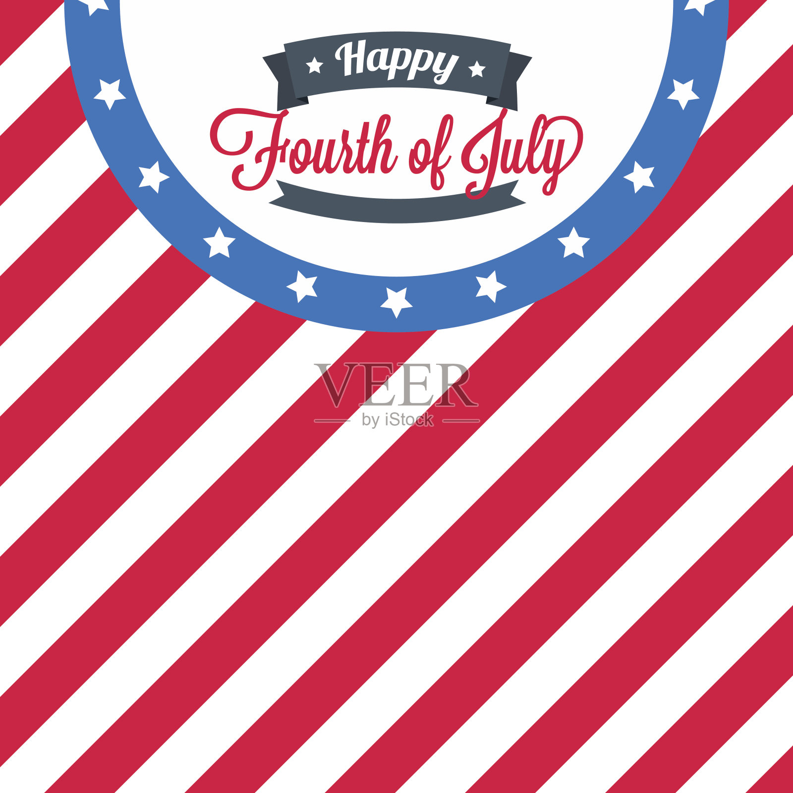 独立日背景插画图片素材