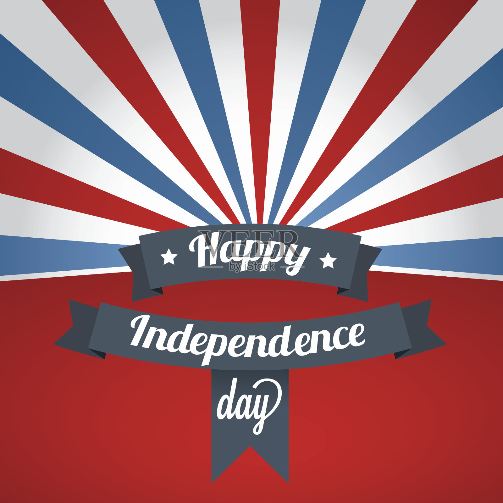 独立日背景插画图片素材